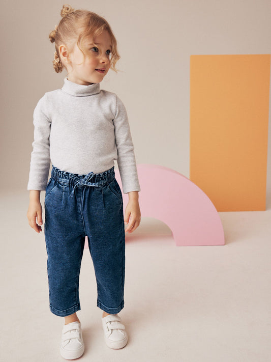 Dsiney Kidz - Denim Tie Waist Jeans (3mths-7yrs) image 2