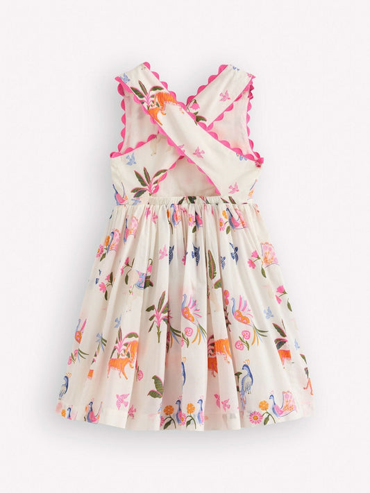 Boden Cream Harper Cross-back Dress image 2