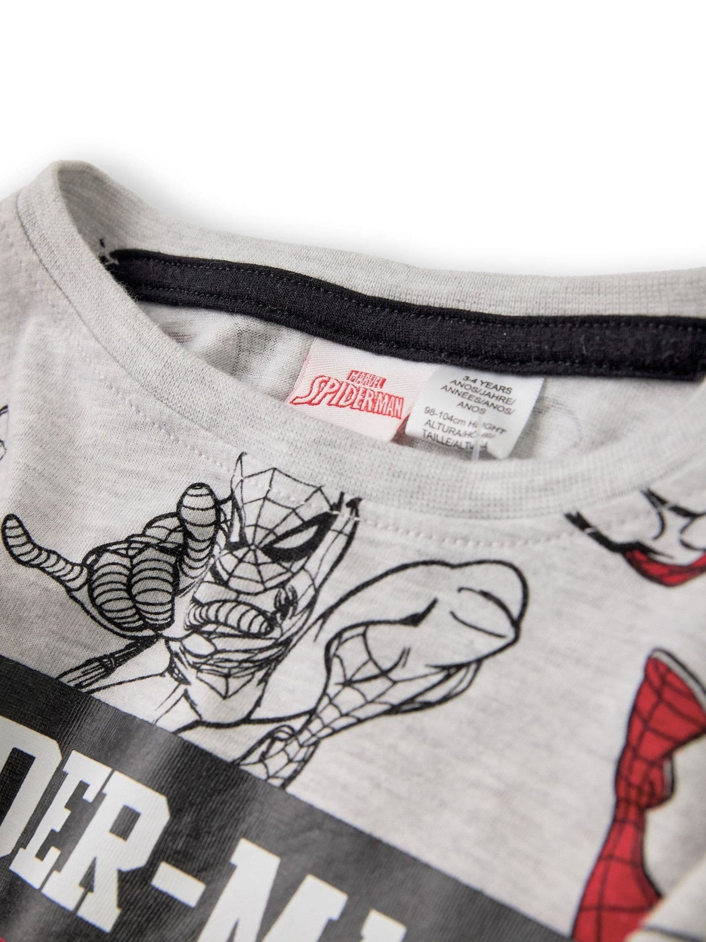 Dsiney Kidz - Vanilla Underground Grey Marvel Spider Man Pyjamas image 6