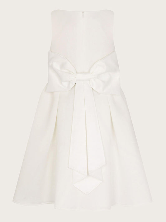 Dsiney Kidz - Monsoon White Scuba Holly Bridesmaid Dress image 2