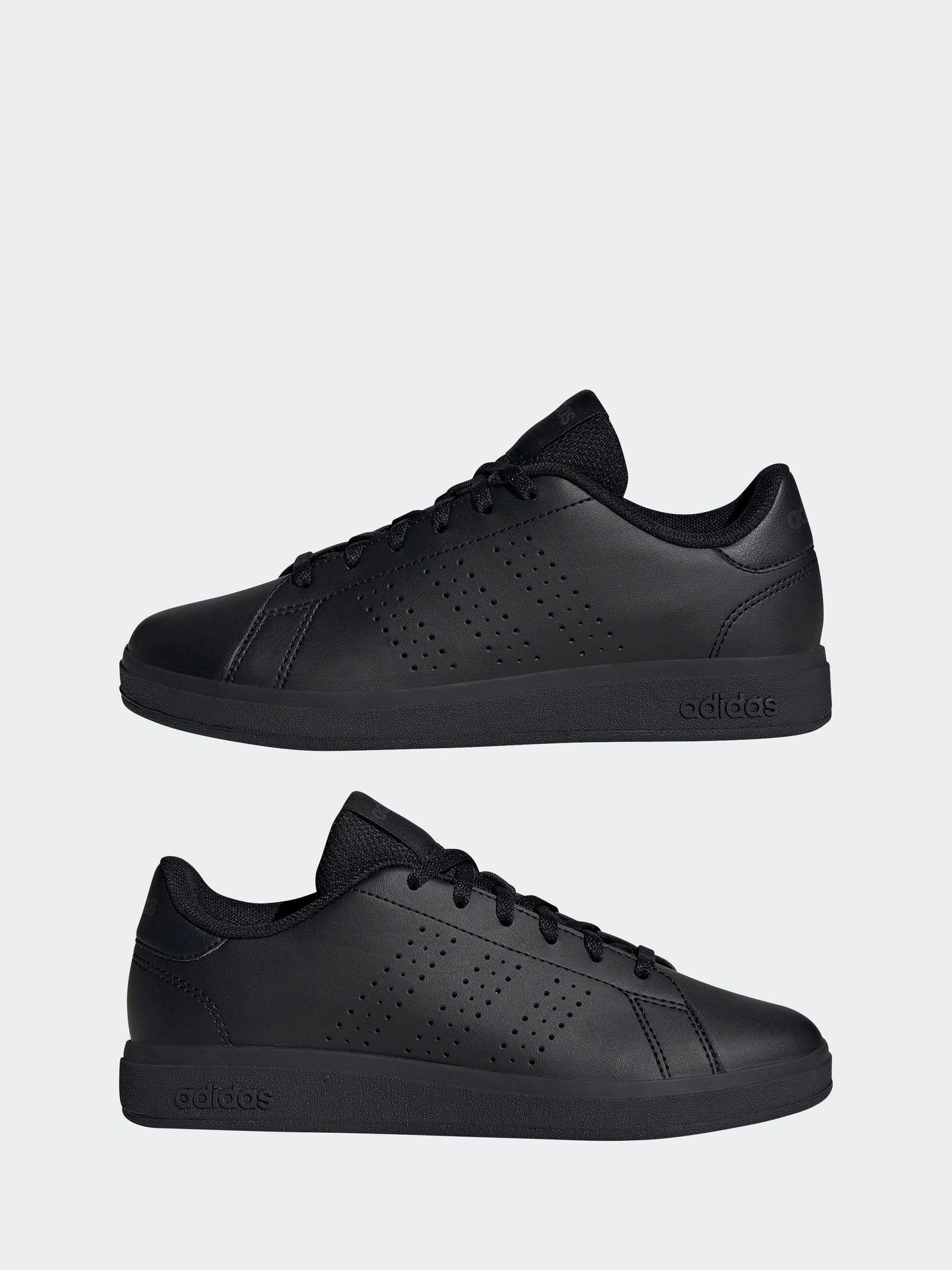 adidas Black Advantage Base 2.0 Lace Junior Trainers image 7