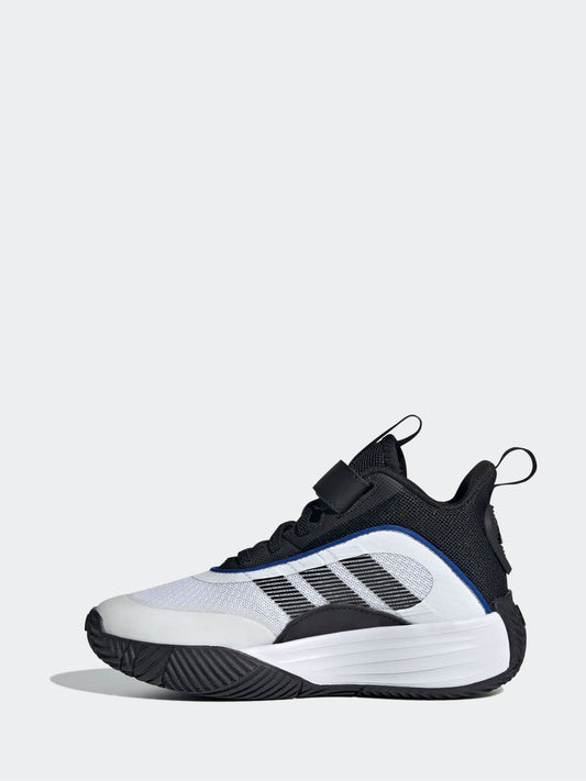 adidas White Ownthegame 3.0 Kids Trainers image 2