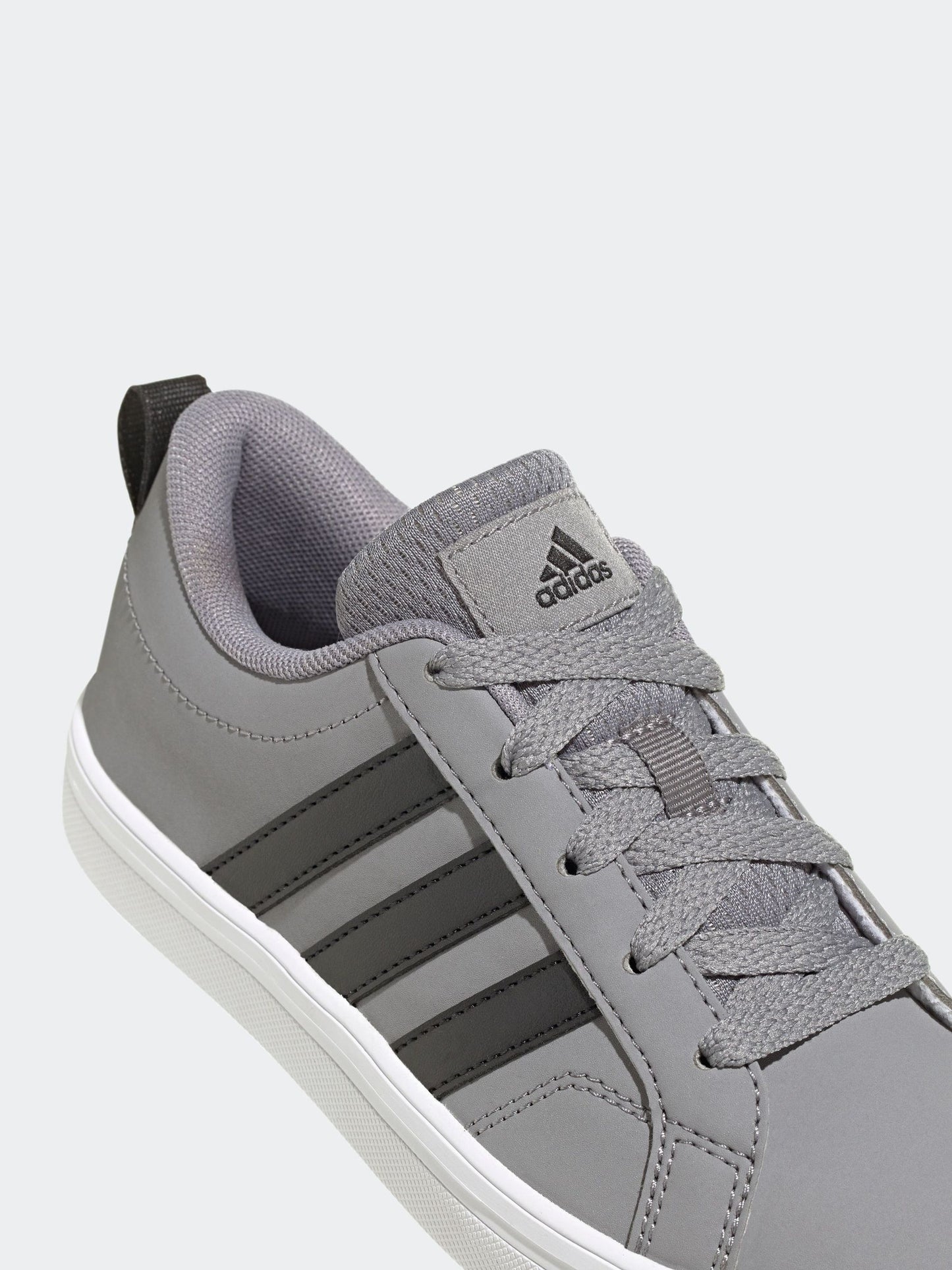 adidas Grey/Black Lace Up VS Pace 2.0 Kids Trainers image 8