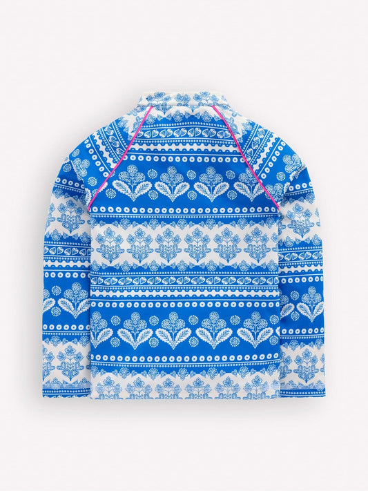 Boden Blue Sun Safe Patterned Rash Vest image 2