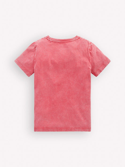 Boden Red Vintage Wash Graphic T-Shirt image 2