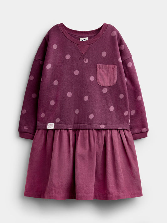 Disney Kidz - JoJo Maman Bébé Purple Combo Dress image 1