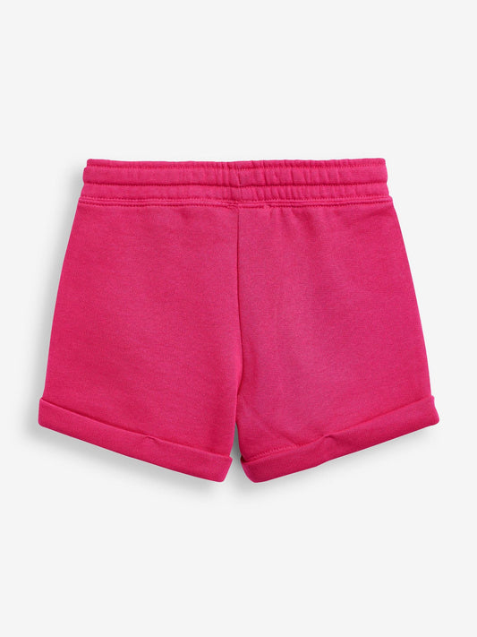 Benetton Dark Pink 100% Cotton Jersey Shorts image 2