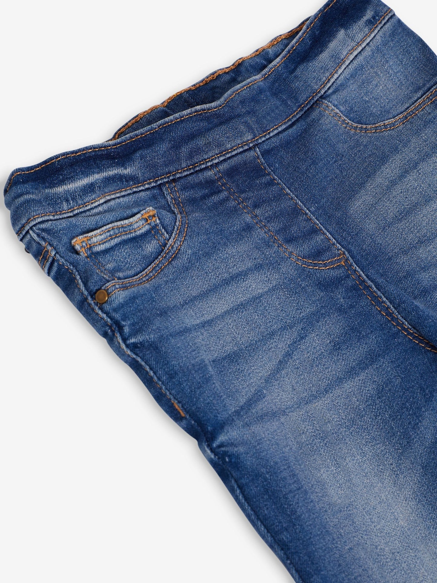 Dsiney Kidz - Mid Blue Denim 1 Pack Elasticated Waist Jeggings (3mths-7yrs) image 6