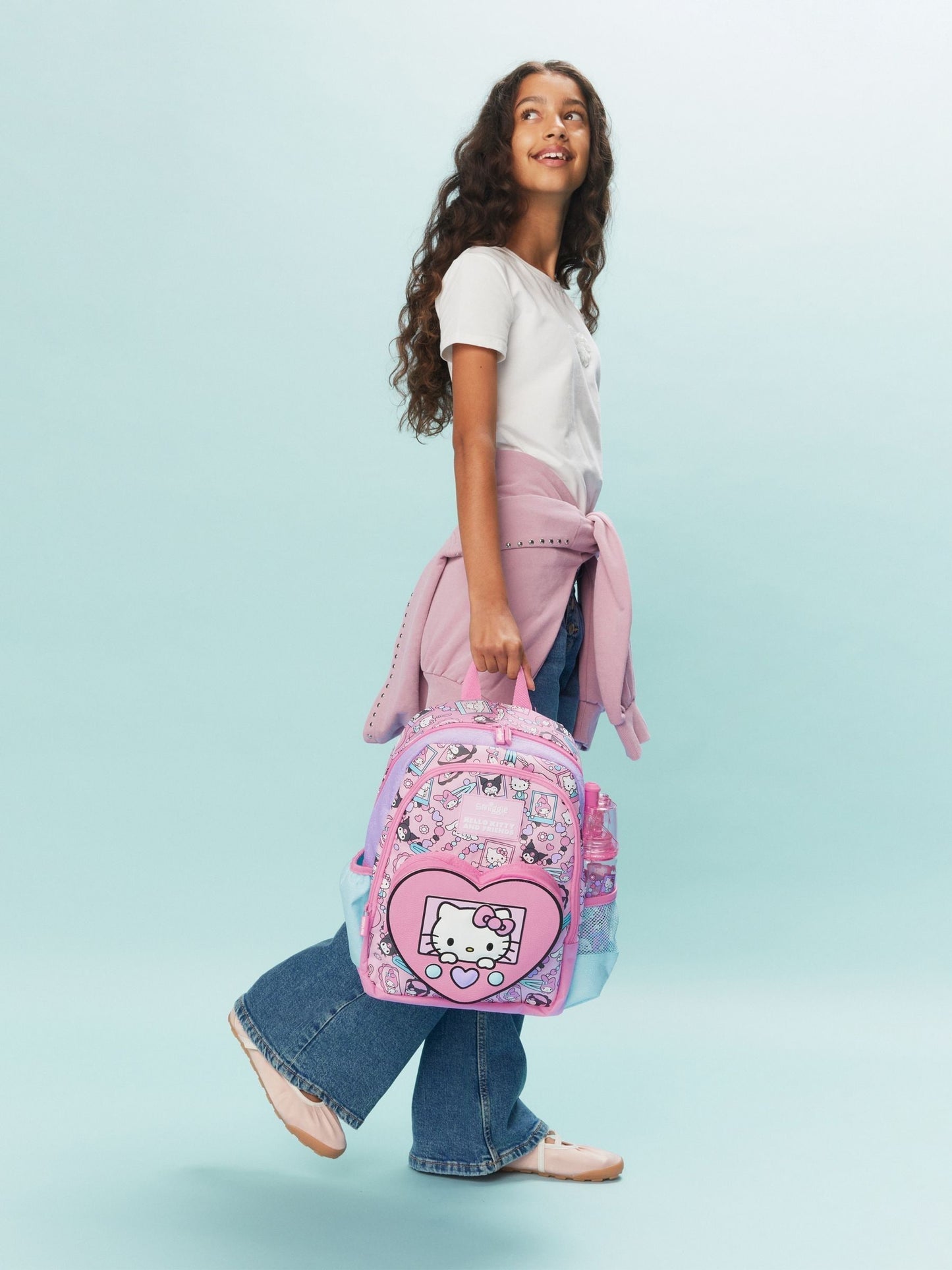 Smiggle Pink Hello Kitty And Friends Junior Character Backpack image 1