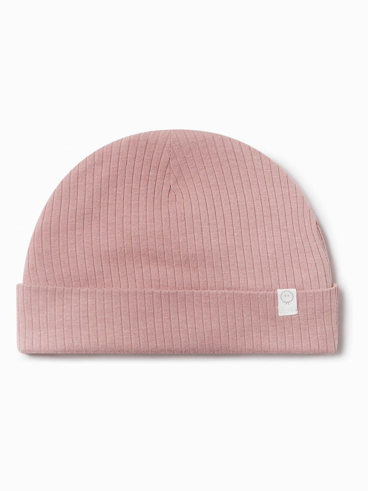 MORI Pink Stretch Baby Hat image 2