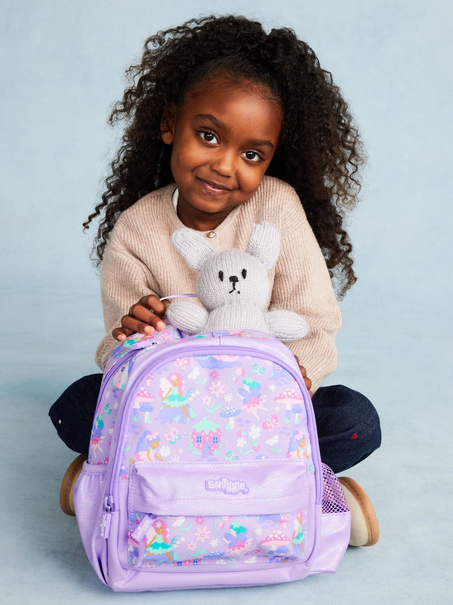 Smiggle Purple I Spy Teeny Tiny Backpack image 1