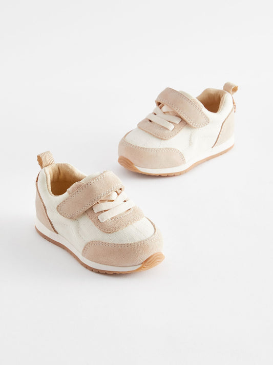 White Neutral Standard Fit (F) First Walker Trainers image 2