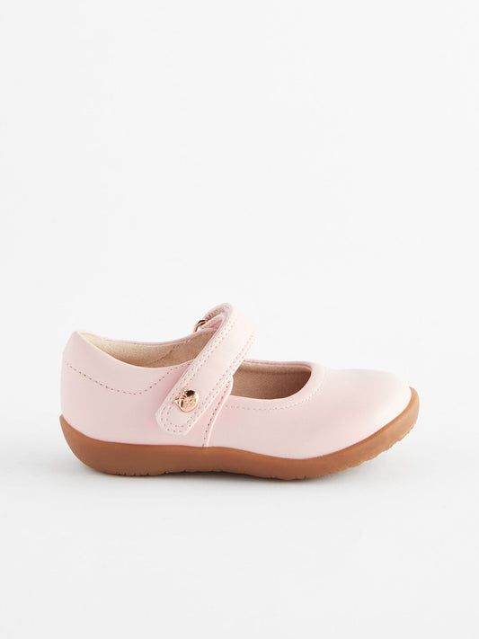 Dsiney Kidz - Pink Standard Fit (F) First Walker Mary Jane Shoes image 2