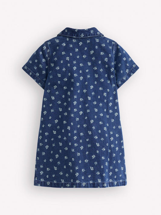 Dsiney Kidz - Boden Blue Denim Shirt Dress image 2