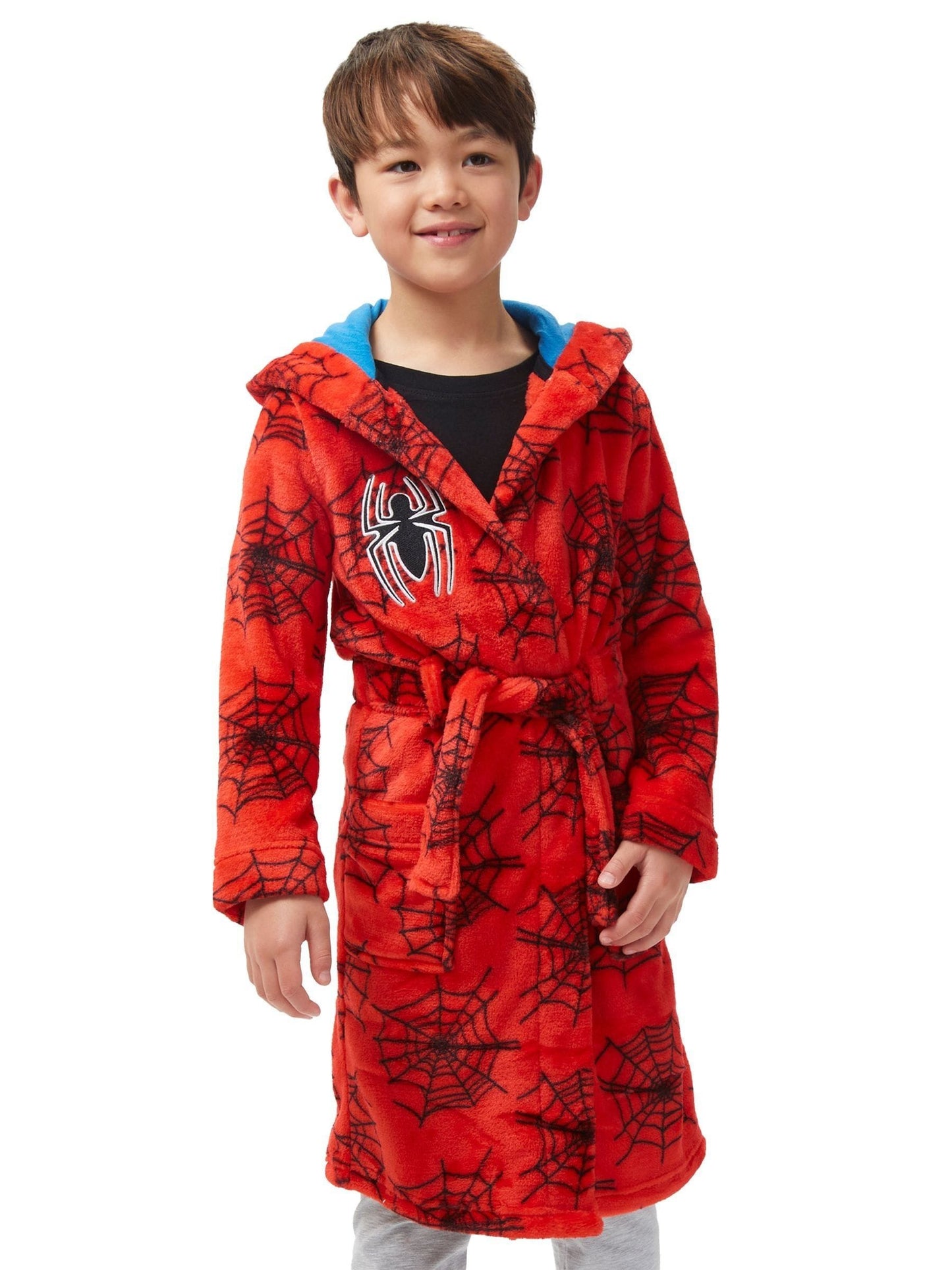 Dsiney Kidz - Character Red Spiderman Dressing Gown image 3