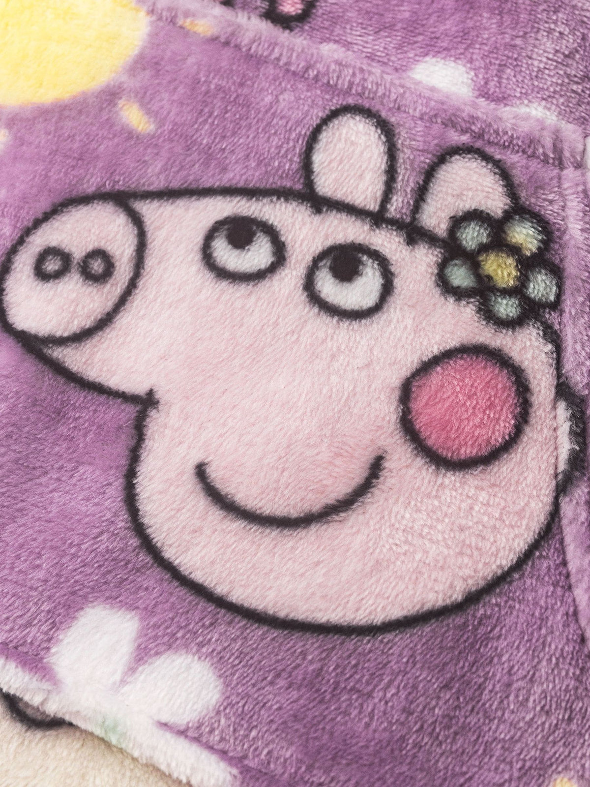 Vanilla Underground Purple Peppa Pig Kids Printed Fleece Blanket Hoodie - image 6