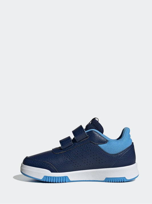 adidas Navy/Blue/White Hook and Loop Tensaur Kids Trainers image 2