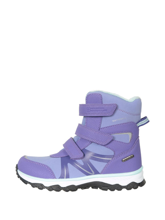 Mountain Warehouse Purple Kids Slope Softshell Snow Boots image 2