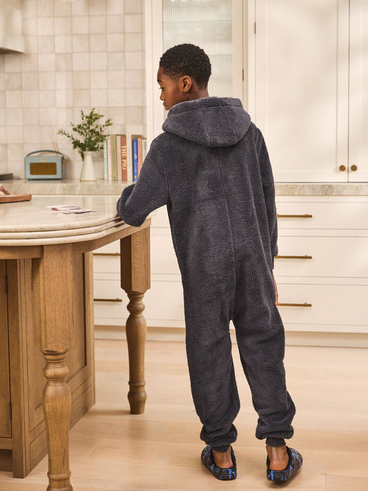 Grey Fleece All-In-One (3-16yrs)