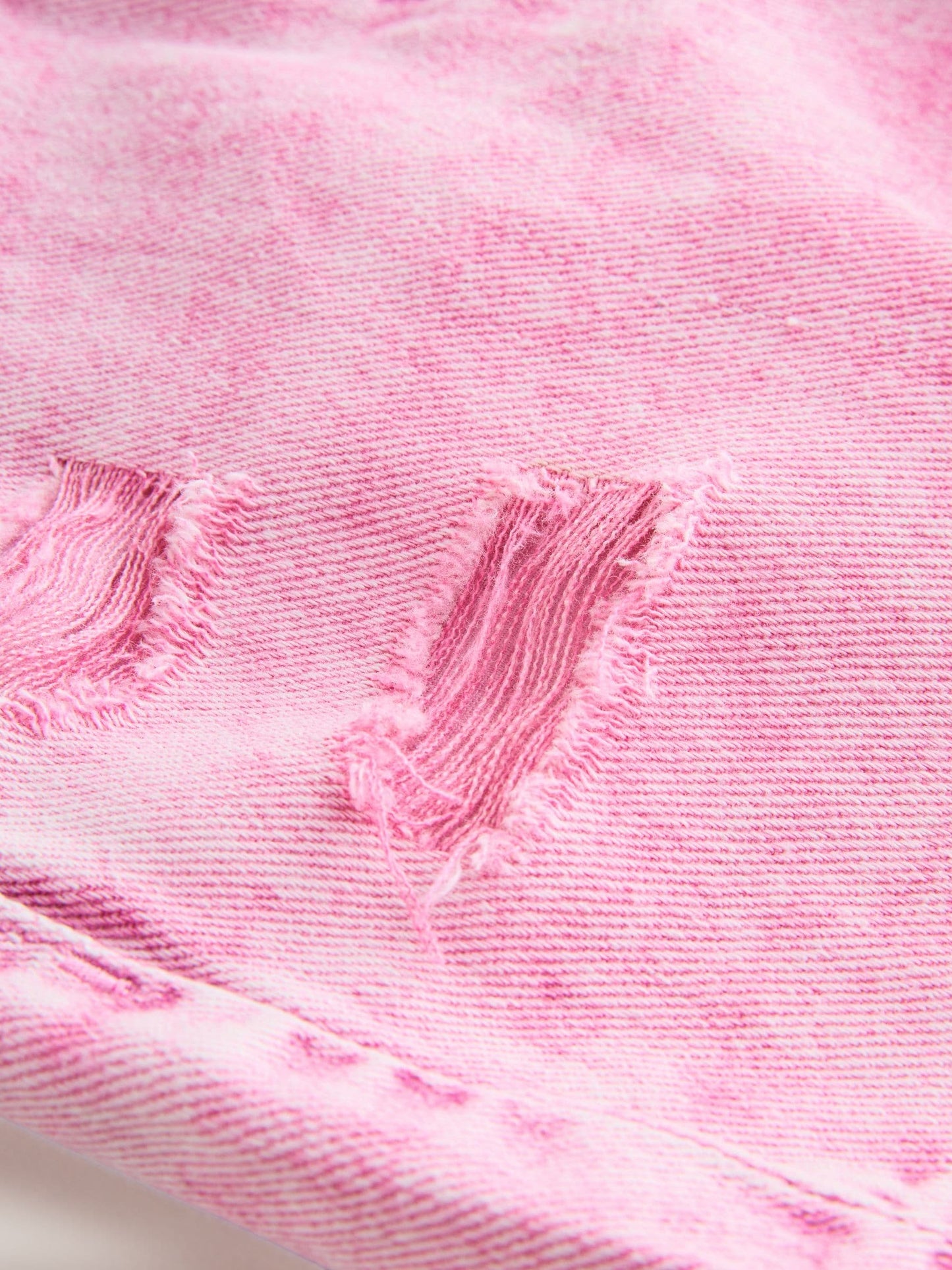 Dsiney Kidz - Pink 100% Cotton Frayed Edge Distressed Shorts (3-16yrs) image 10
