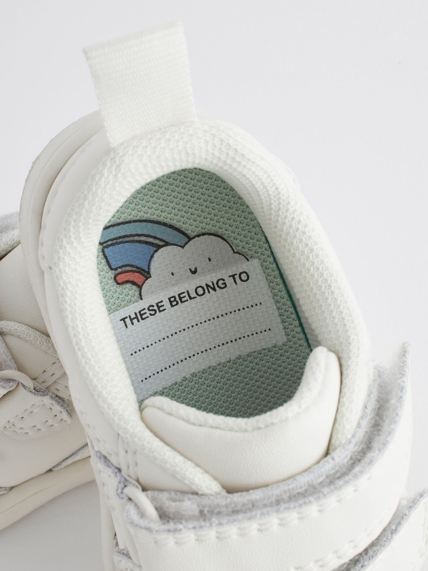 White Wide Fit (G) Touch Fastening Leather First Walker Baby Shoes image 7