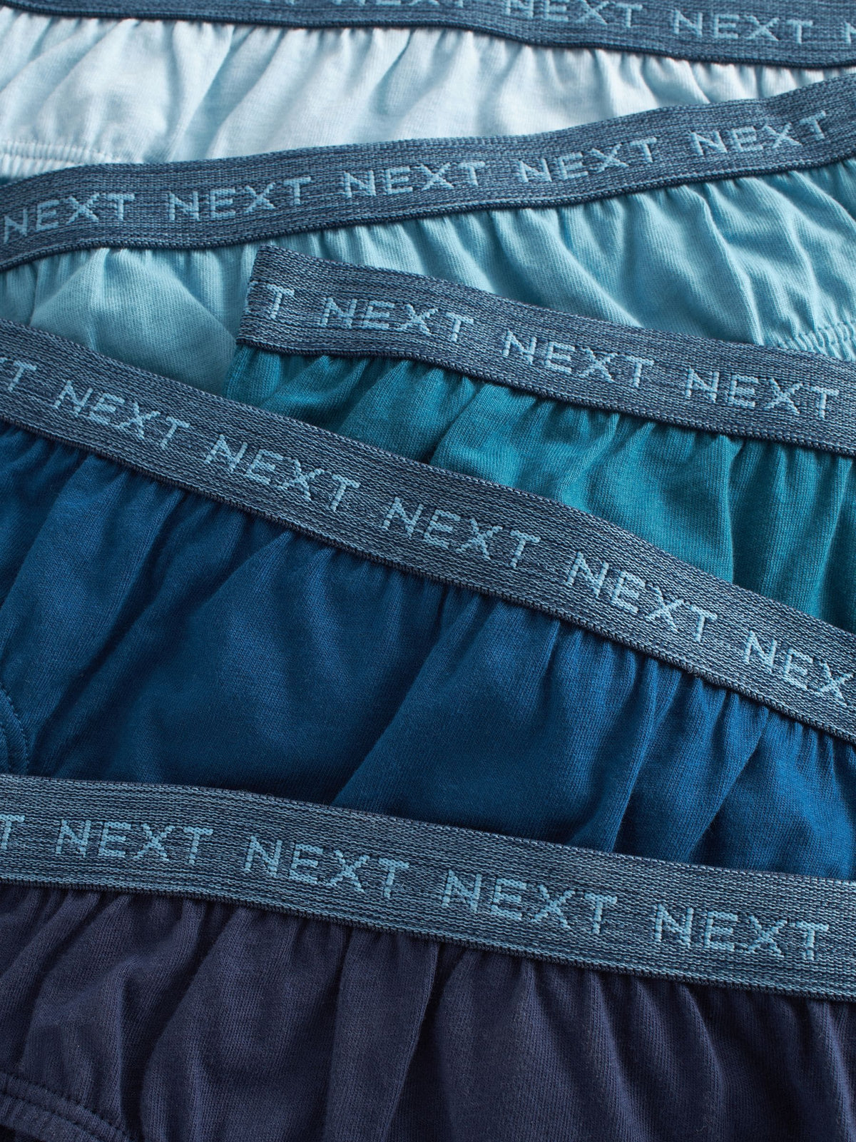 Dsiney Kidz - Blue Jacquard waistband 100% Cotton Briefs 5 Pack (1.5-16yrs) image 8