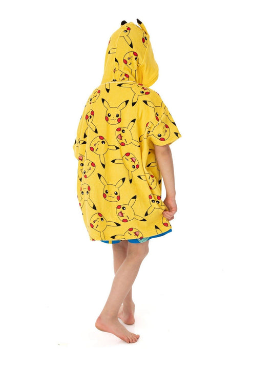 Dsiney Kidz - Vanilla Underground Yellow Pokémon Pikachu Towel Poncho image 2