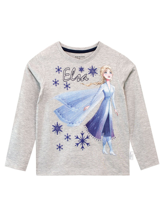 Dsiney Kidz - Character Grey Frozen 2 Long Sleeve Top & Leggings Elsa Snowflakes image 2