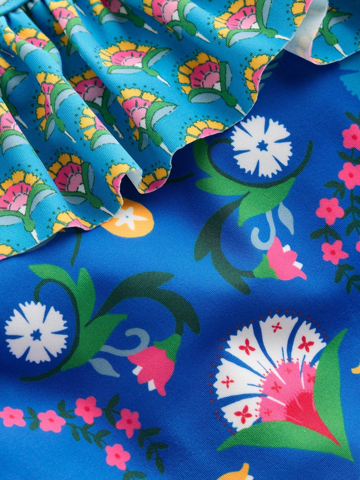 Dsiney Kidz - Boden Blue Lila One Shoulder Swimsuit image 3