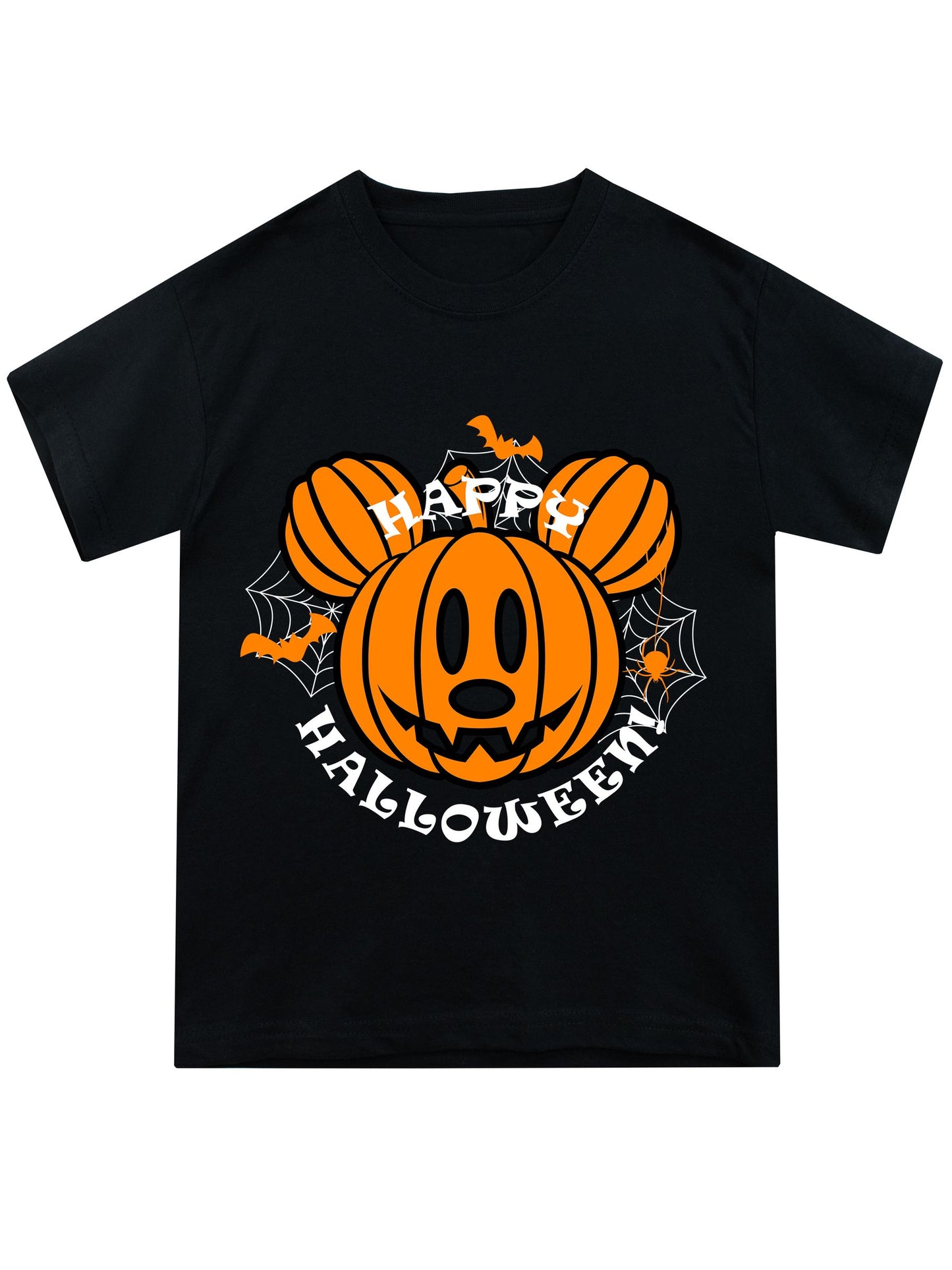 Dsiney Kidz - Character Black Disney Happy Halloween Pumpkin T-Shirt image 1