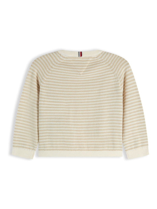 Dsiney Kidz - Tommy Hilfiger White Essential Stripe Cardigan image 2