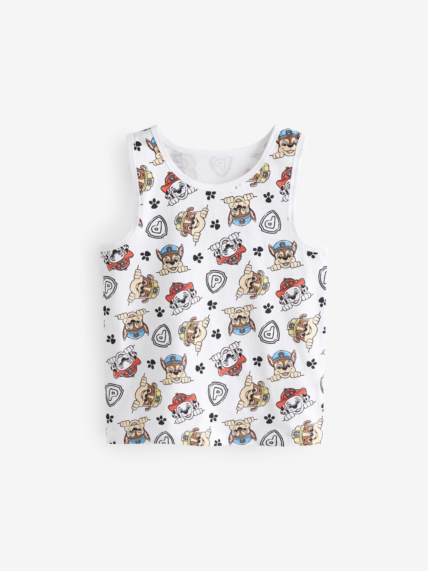 Dsiney Kidz - Paw Patrol 100% Cotton Vests 3 Pack (1.5-8yrs) image 5