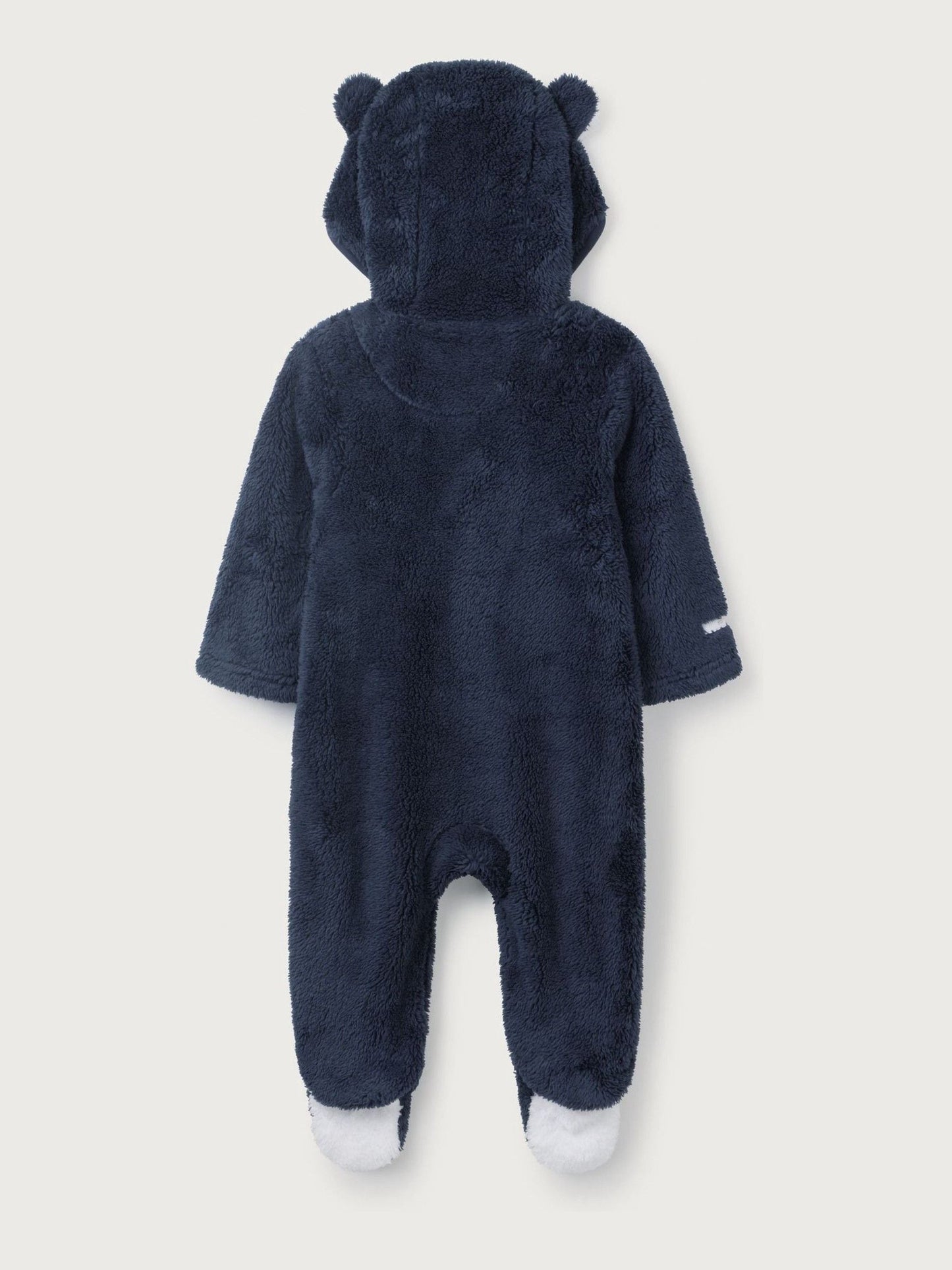 The White Company Blue Pebble Fleece Romper image 6