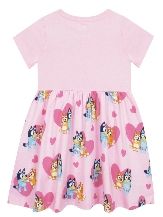 Dsiney Kidz - Character Pink 100% Cotton Bluey Dress image 2