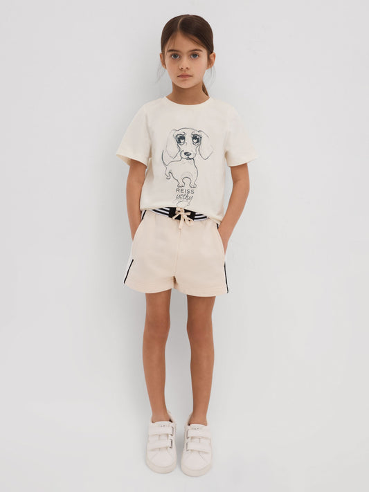 Dsiney Kidz - Reiss Ivory Print Yoshy 9-13 yrs Cotton Print T-Shirt image 2