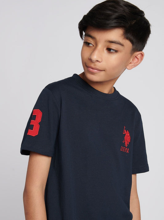 Dsiney Kidz - U.S. Polo Assn. Blue Dark Player 3 T-Shirt image 2