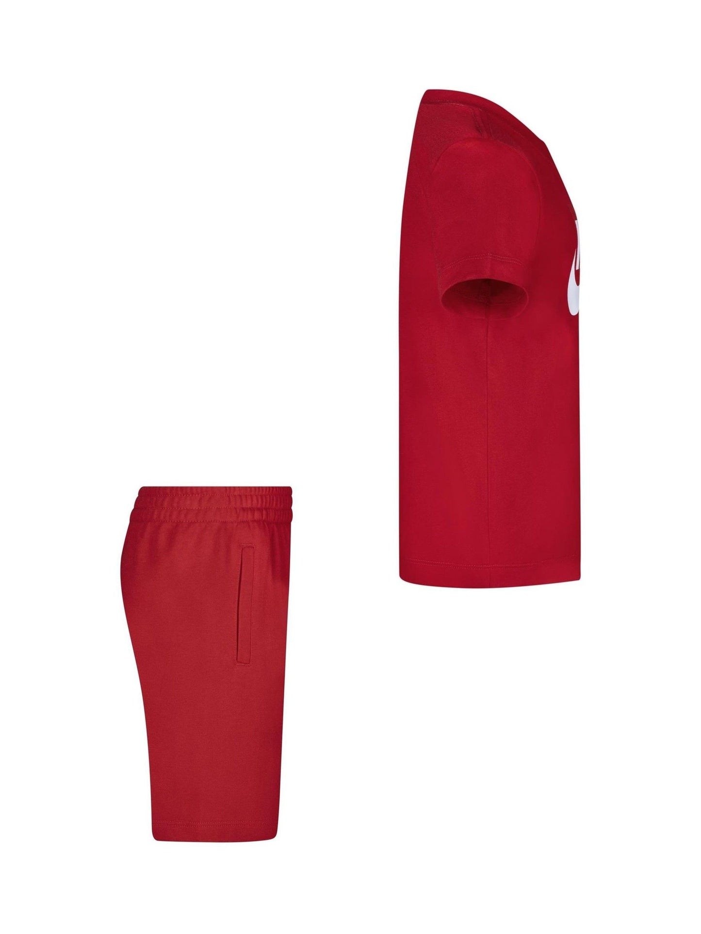 Nike Red Club T-Shirt and Shorts Set image 5