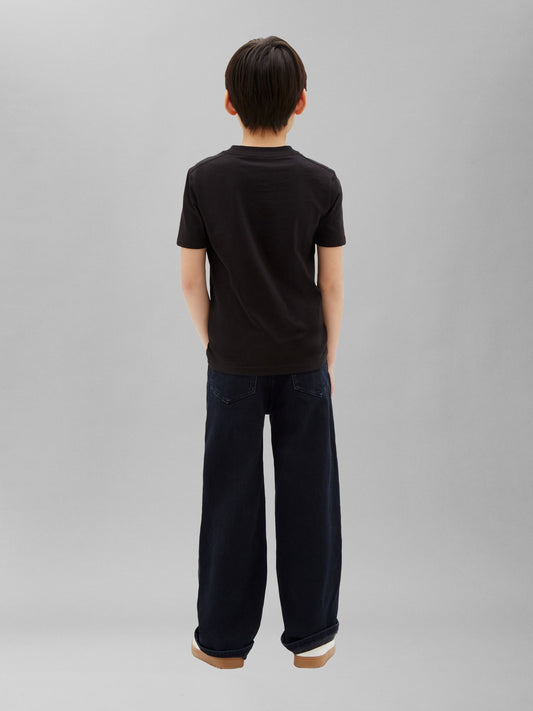 Calvin Klein Jeans Black Kids' Logo T-Shirt image 2