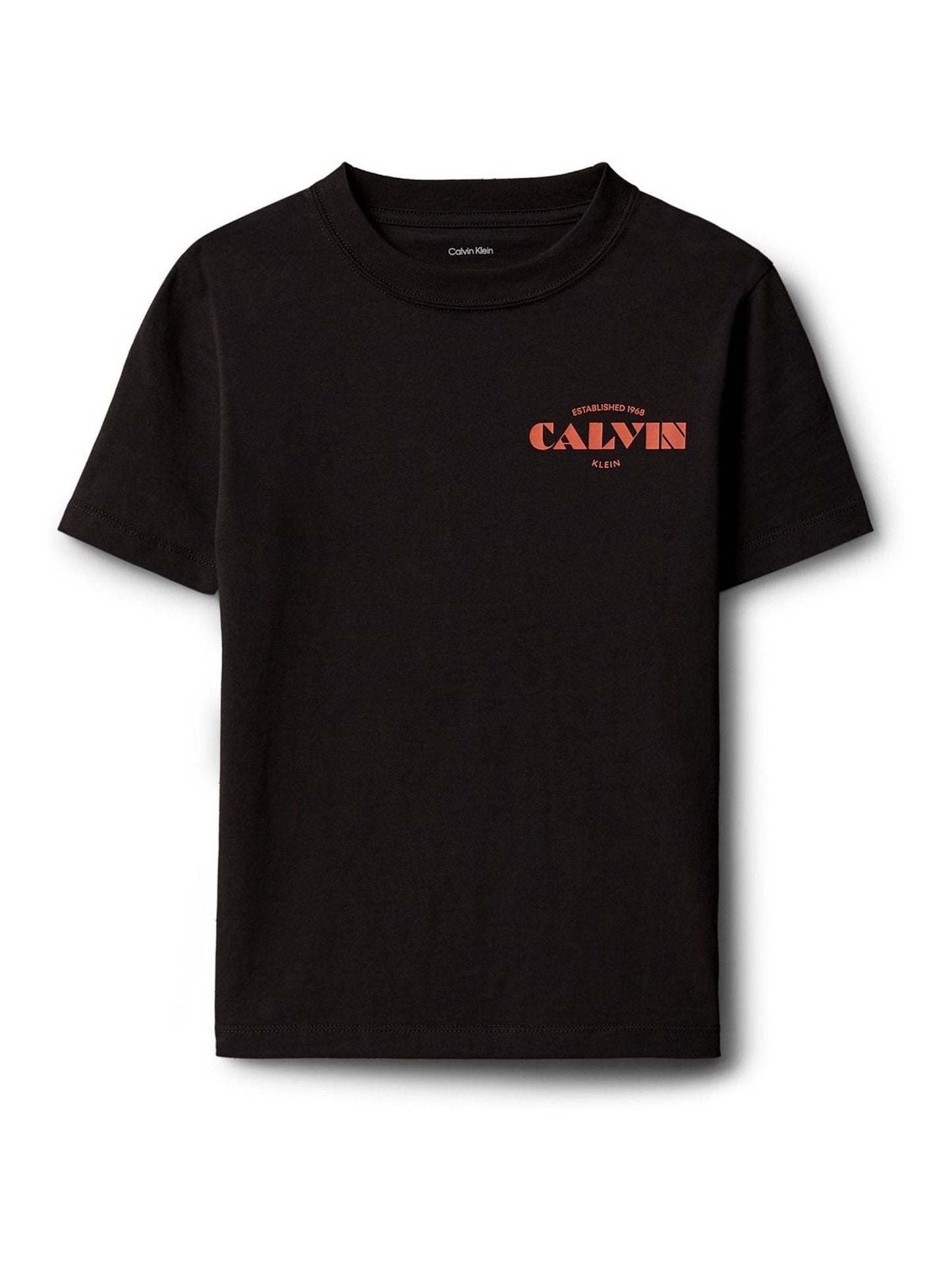 Calvin Klein Jeans Black Kids' Logo T-Shirt image 5