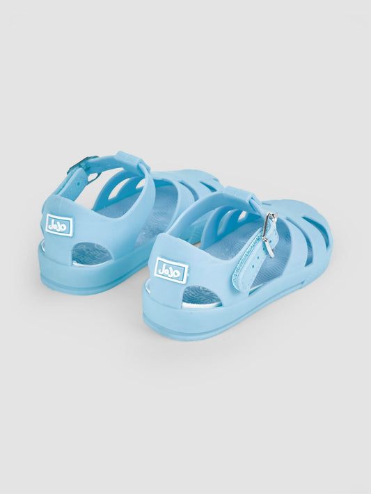 JoJo Maman Bébé Blue Jelly Sandals image 2