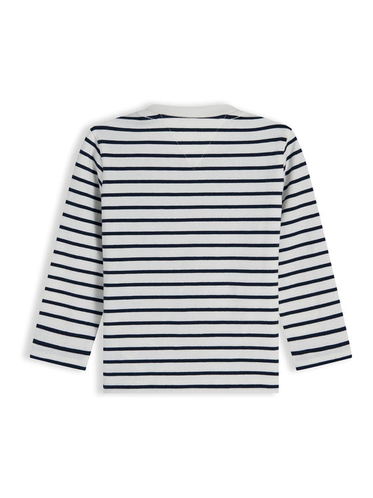 Dsiney Kidz - Tommy Hilfiger Blue Rope Logo Jersey Long Sleeve T-Shirt image 2