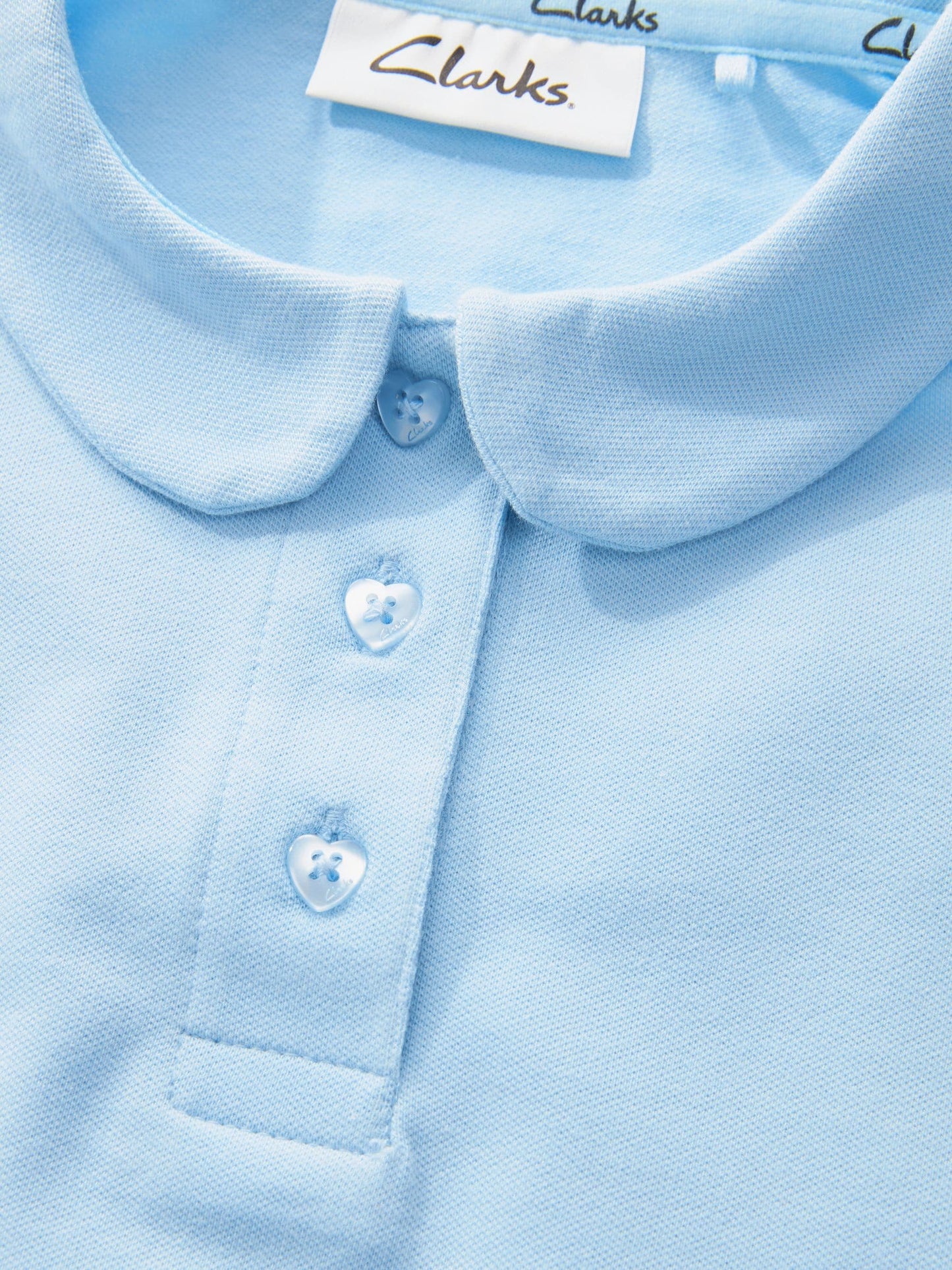 Dsiney Kidz - Clarks Blue Short Sleeve School polo Shirts 2 Pack image 5