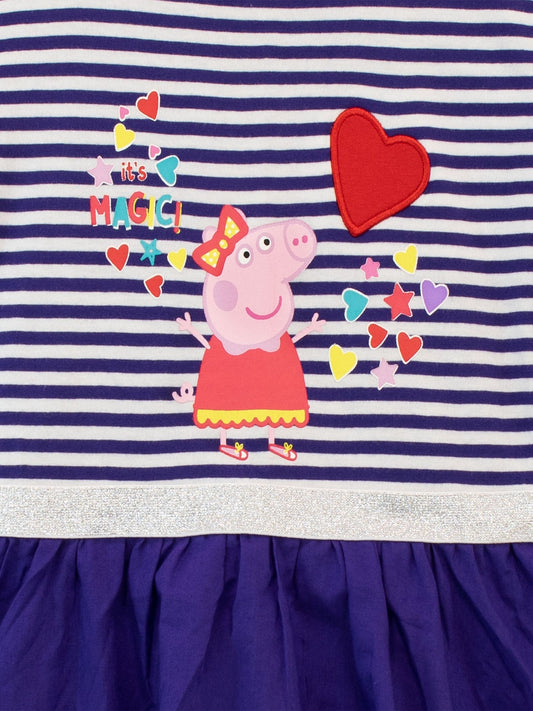 Dsiney Kidz - Character Blue 100% Cotton Peppa Pig Party Dress image 2