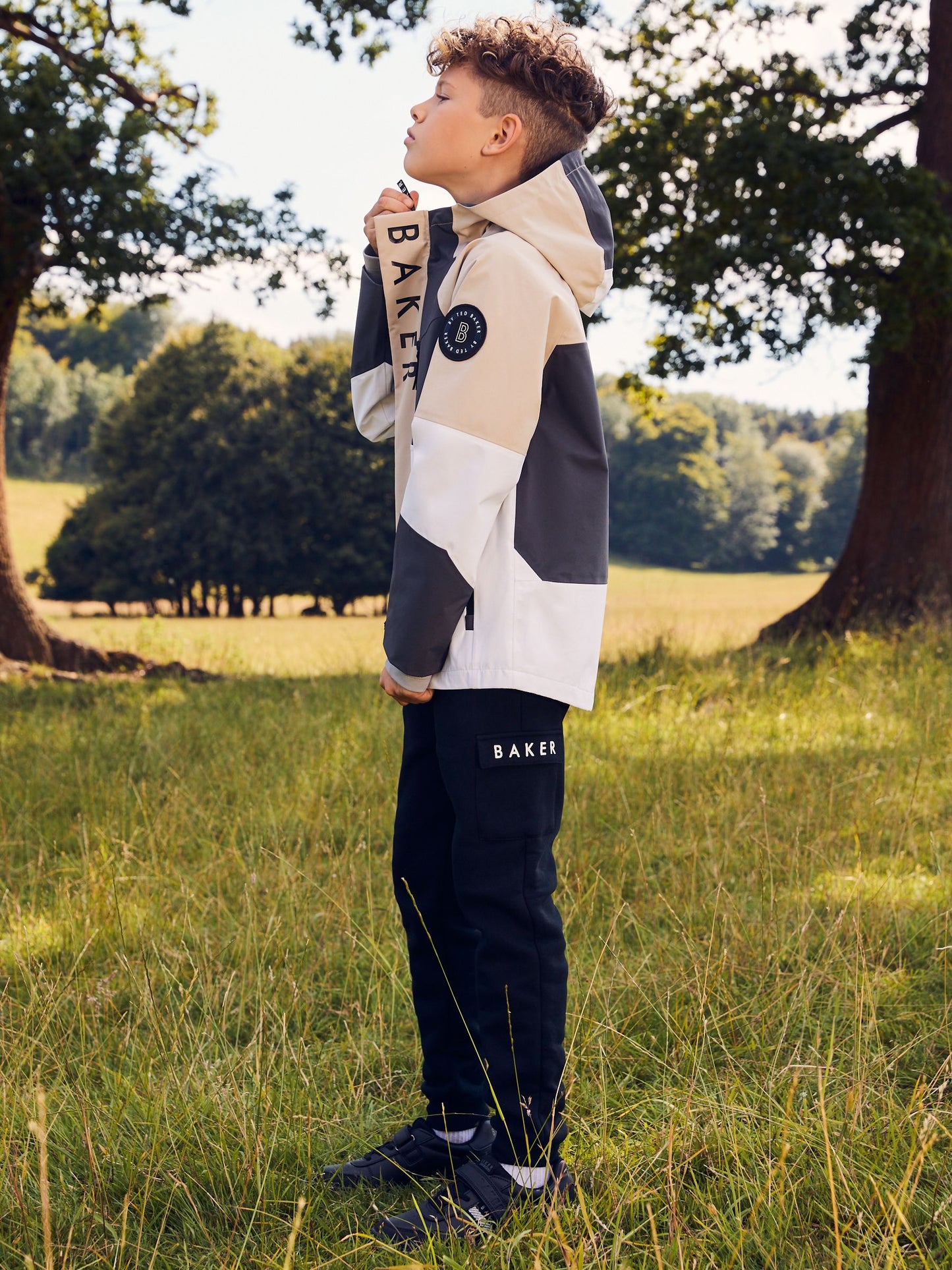 Baker by Ted Baker Shower Resistant Colourblock Rain Jacket image 11