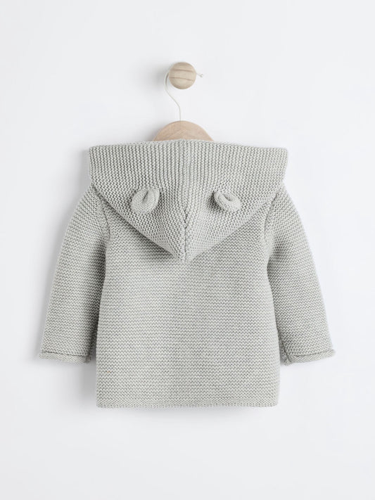 Dsiney Kidz - Grey Knitted Hooded Baby Cardigan image 2