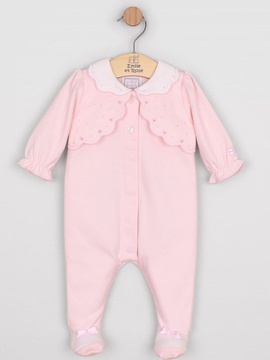 Dsiney Kidz - Emile Et Rose Pink Maisie - All-In-One With Mock Bolero & Large Collar image 2
