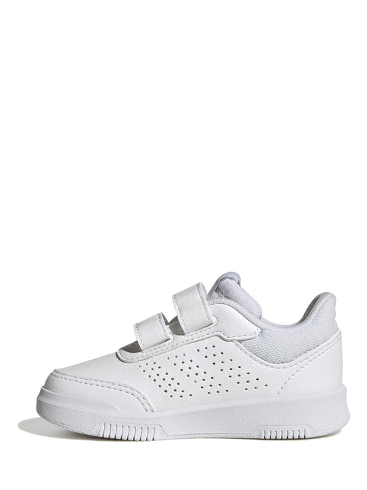 adidas White Tensaur Hook and Loop Infant Trainers image 2