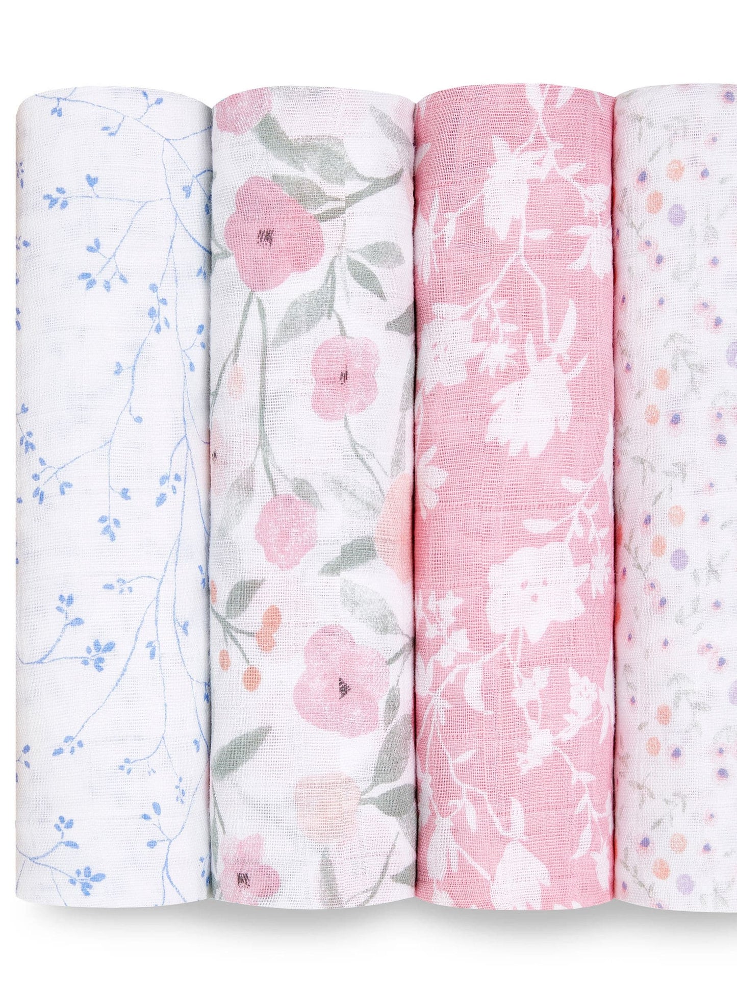 aden + anais Ma Fleur Large Muslin Blankets 4 Pack image 1
