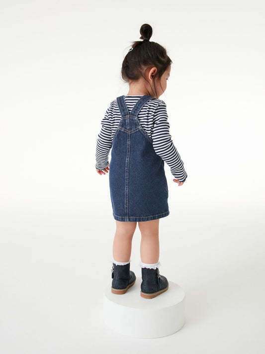 Indigo Blue Denim Pinafore Dress (3mths-7yrs)