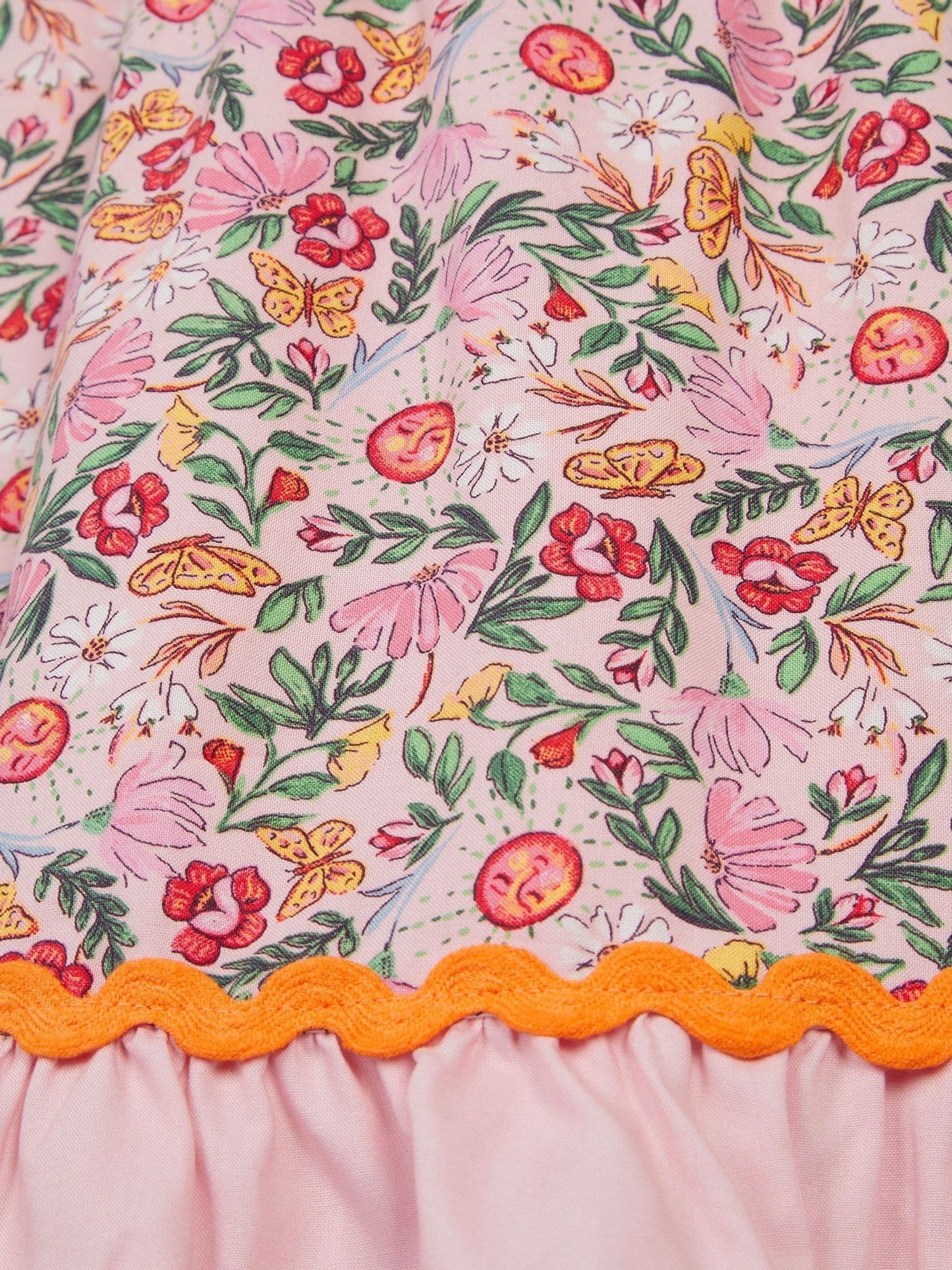 Monsoon Pink Baby Summer Print Dress image 4